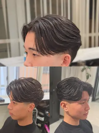 メンズ ミディアム パーマ LEN名古屋/パーマ 海外ヘア/メンズ特化のヘアスタイル