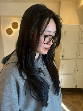 ロング ミルクティ/ピンク/ レイヤー/yuriaのヘアスタイル