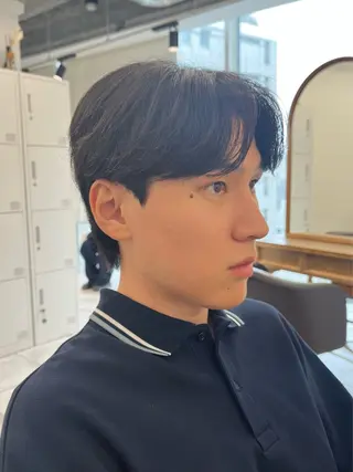 ショート パーマ メンズ 🏆メンズヘア特化 🥇代表りんぺーのヘアスタイル