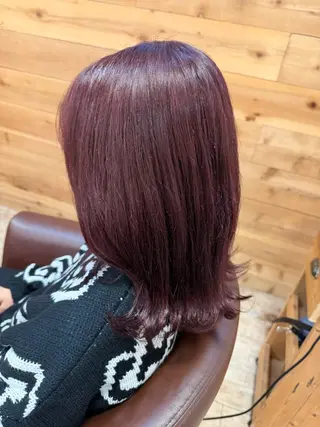 セミロング 木村 彩花のヘアスタイル