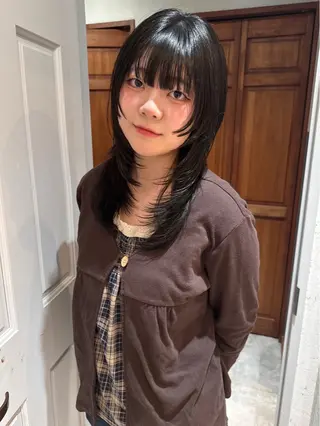 ミディアム カラー mai / linoah˚✧のヘアスタイル