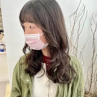 ロング パーマ YUKO/ 似合わせ韓国風パーマのヘアスタイル