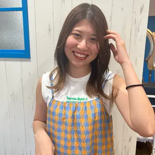 ミディアム 石井 良典のヘアスタイル