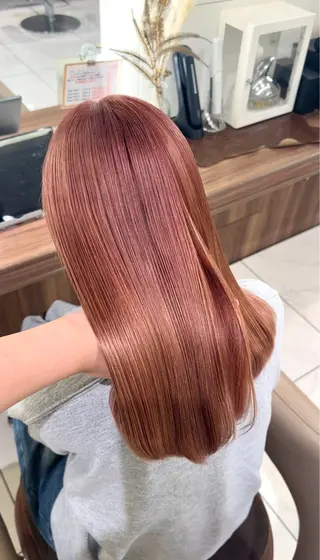 セミロング 北島亜弥/髪質改善 /カラーのヘアスタイル