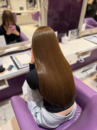 ロング 🍒ピンクベージュ /ベージュ🍒なつきのヘアスタイル