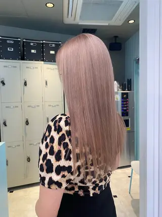 セミロング ケアブリーチ🌟 ♢WATARU♢のヘアスタイル