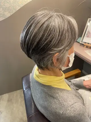 ショート hair make echo滿木あい花のヘアスタイル