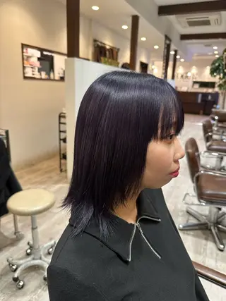 カラー 🌟髪質改善 🌟堀尾紗加のヘアスタイル