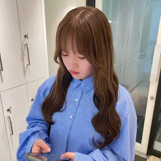ロング カラー Parve Mix /頓宮 稚愛🤍のヘアスタイル