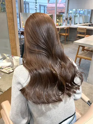 ロング カラー Cinq所属・池田 伶のヘアスタイル