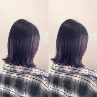 ミディアム カラー mopa_kaede ナチュラル/レイヤーのヘアスタイル