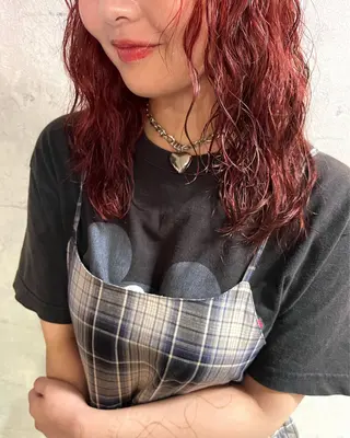 ミディアム 艶髪/韓国レイヤー 【ORO】🎀シュリのヘアスタイル