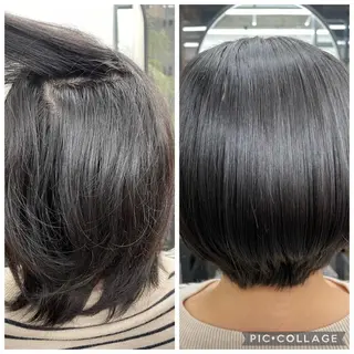 ショート すぐ巻ける縮毛矯正 🍀勝倉　麗のヘアスタイル