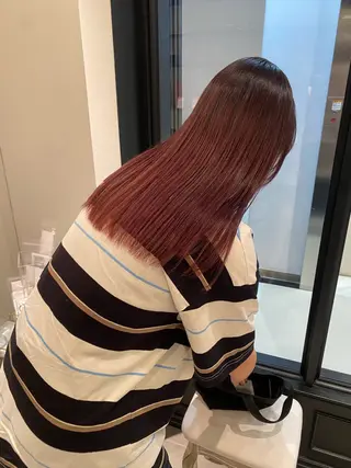 ロング カラー saku 🎀🫧のヘアスタイル