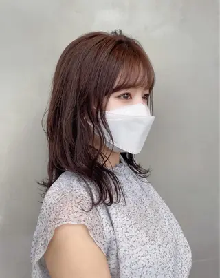 ミディアム カラー 韓国ヘア 店長NEGIのヘアスタイル