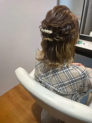 ミディアム 石川 理恵のヘアスタイル