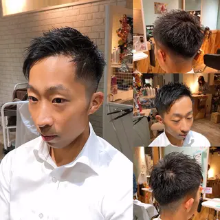 ショート メンズ 薮 恵一のヘアスタイル