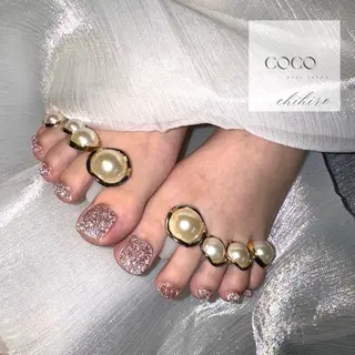ネイル NAIL SALON / 耳ツボ HBLのネイルデザイン