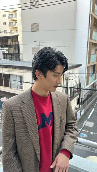 メンズ ブリーチなしダブル カラー特化🫧きののヘアスタイル