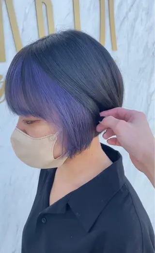 カラー 磯田冬弥/ ブリーチメニューのヘアスタイル