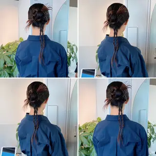 ロング ヘアアレンジ ブリーチなしカラー/ 髪質改善/寺門束のヘアスタイル