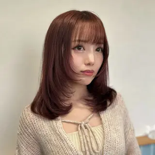 ミディアム カラーモデル募集中 ‎🤍AMANE🤍のヘアスタイル