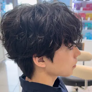 パーマ メンズ メンズ縮毛矯正 ♠️店長下平隼人のヘアスタイル