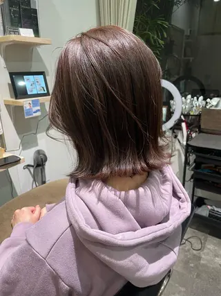 カラー ayaka 縮毛矯正レイヤーのヘアスタイル