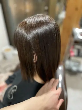 ミディアム 美髪 透明感カラーSotaのヘアスタイル