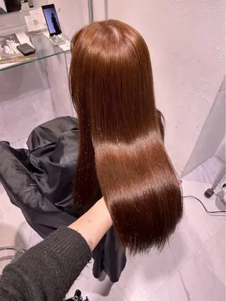 ロング 韓国ワンホン透明感 カラー✨🖤ここあのヘアスタイル