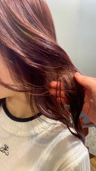 カラー 🍑透明感艶カラー 🍑/momoのヘアスタイル