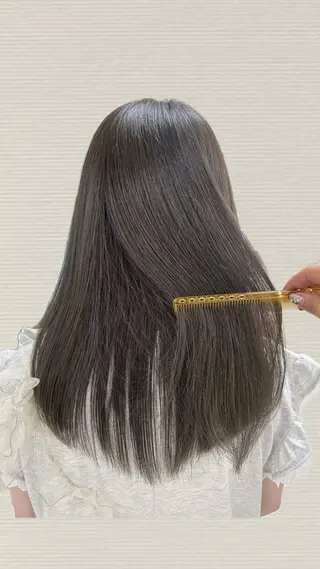 ロング カラー ヘアアレンジ/ベー ジュchiakiのヘアスタイル