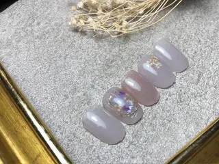 ネイル 深爪矯正・自爪育成 ネイルサロンアモここのネイルデザイン