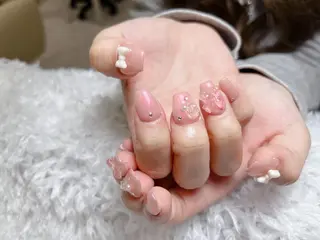 ネイル 🤎mini 🤍可愛らしいネイルのネイルデザイン