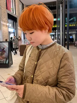 ショート 福山 晴香のヘアスタイル