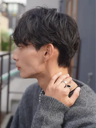メンズ 雪音/美髪縮毛矯正 /ニュアンスパーマのヘアスタイル