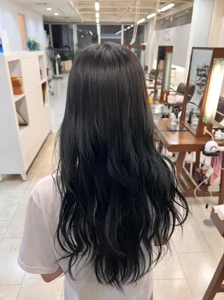 カラー 透明感カラー✨ 縮毛矯正のヘアスタイル