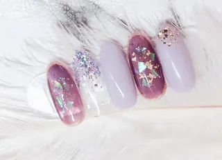 ネイル マジック ミラーのネイルデザイン