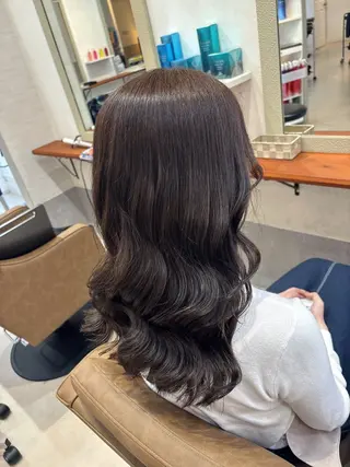 ロング CIEL大名店所属・Rena/レイヤー /透明感カラーのヘアスタイル