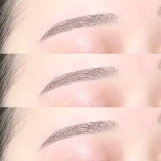 アイブロウ 束感まつげ/透明感眉 🎀 haru 🤍のマツエク・マツパデザイン