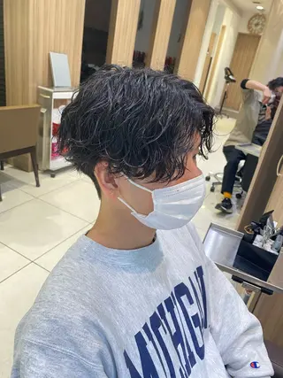 パーマ メンズ SENA 再現性 パーマと縮毛矯正のヘアスタイル
