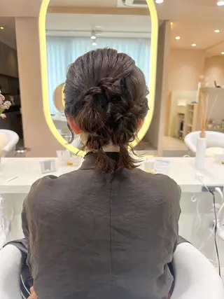 ヘアアレンジ 安永 来未のヘアスタイル