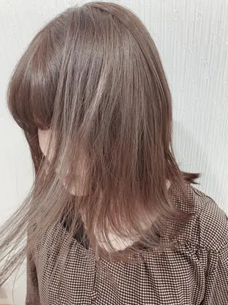 ミディアム カラー レイヤーカットモデル 募集/藤原一真のヘアスタイル