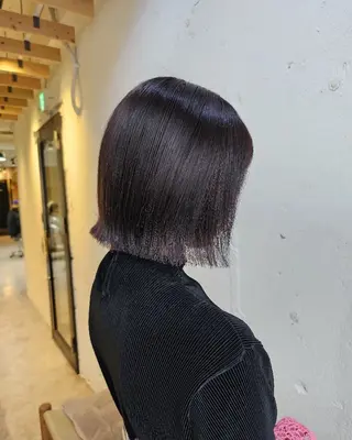 ショート カラー Ayu🐾縮毛矯正/ ブリーチ無しカラーのヘアスタイル