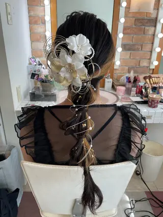 ヘアアレンジ 今雪 聡美のヘアスタイル