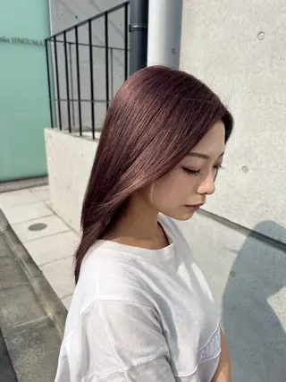 ロング カラー ✨髪質改善✖︎顔周り レイヤー✨ナカムラのヘアスタイル