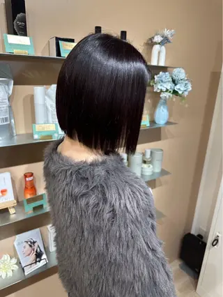 ミディアム カラー レイヤー/ショート chere狭山のヘアスタイル