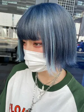 ミディアム カラー ヘアアレンジ メンズ 🦋高瀬寛菜🦋 韓国/ブリーチのヘアスタイル