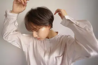 セミロング カラー 【全席個室サロン】 NUMBER 天王寺のヘアスタイル