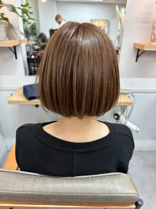 ミディアム 髪質改善/ストレート 根上のヘアスタイル